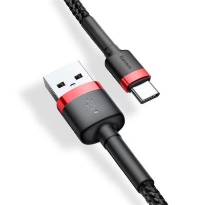 Baseus Cafule USB-C 3A Cable 1m Black/Red