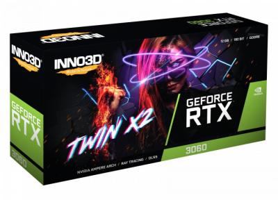 Inno3D GeForce RTX 3060 12GB DDR6 Twin X2 (LHR)