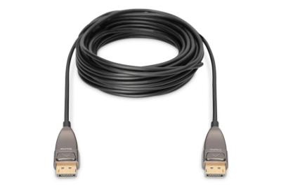 Digitus DisplayPor AOC Hybrid Fiber Optic Cable UHD 8K 10 m Black