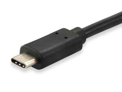 EQuip USB-C 3.2 Gen1 to USB-A 0,5m cable Black