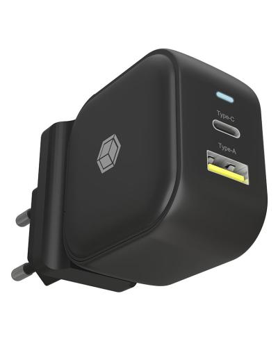 Raidsonic IB-PS106-PD 2-port wall charger with USB Power Delivery