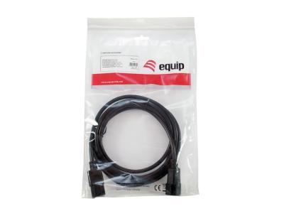 EQuip High Quality Power Cord C13 to C14 cable 3m Black