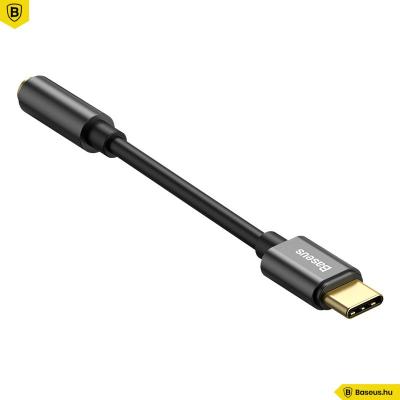 Baseus L54 USB-C 3,5mm jack Audio adapter Black