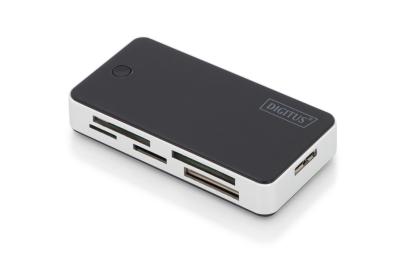 Digitus USB 3.0 with 1m USB A connection cable Card Reader Black/White