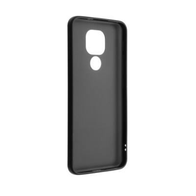 FIXED Gumírozott  telefontok Story Motorola Moto E7 Plus Fekete