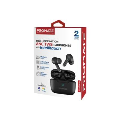 Promate  ProPods High-Definition ANC TWS Earphones with intellitouch Headset Black