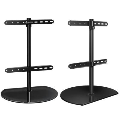 ONKRON Universal Swivel Table Top TV Stand for 32"-65" Black