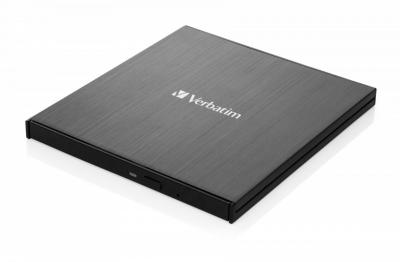 Verbatim Ultra HD 4K External Slimline Blu-ray Writer Black BOX