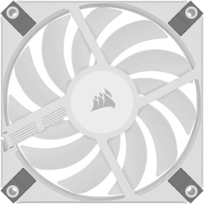 Corsair iCUE AF120 RGB SLIM 120mm PWM Fluid Dynamic Bearing Fan Single Pack White