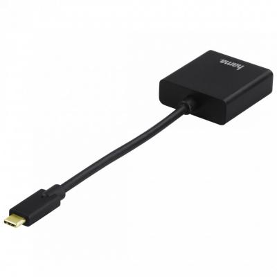 Hama USB-C for DisplayPort UltraHD adapter Black