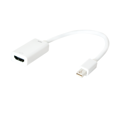 Logilink CV0036B miniDisplayPort 1.2 to HDMI (Active Type) adapter White