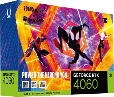 Zotac GeForce RTX 4060 OC 8GB DDR6 Spider-Man Edition