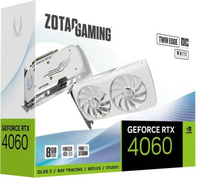 Zotac GeForce RTX 4060 8GB DDR6 Twin Edge OC White Edition