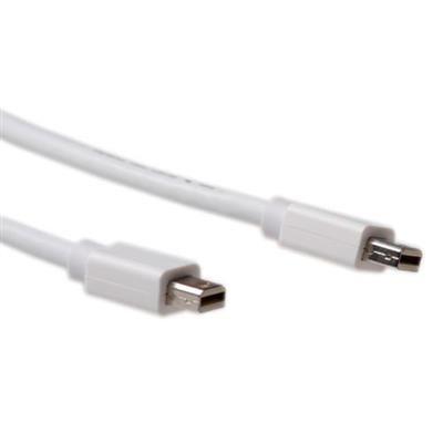 ACT AK3959 Mini DisplayPort cable Male-Male 1m White