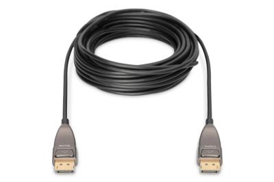 Digitus DisplayPort AOC Hybrid Fiber Optic Cable UHD 8K 30m Black