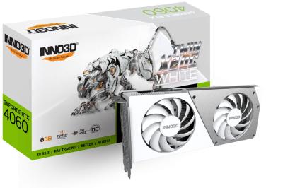 Inno3D GeForce RTX 4060 8GB DDR6 Twin X2 OC White