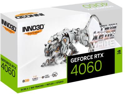 Inno3D GeForce RTX 4060 8GB DDR6 Twin X2 OC White