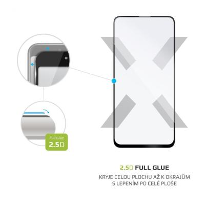 FIXED Üvegfólia Képernyővédő Full-Cover Motorola G8 Power, full screen bonding, Fekete