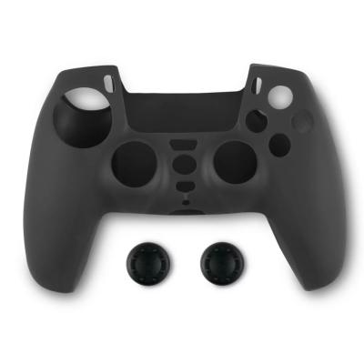 Spartan Gear Playstation 5 Silicon Skin Cover and Thumb Grips Black