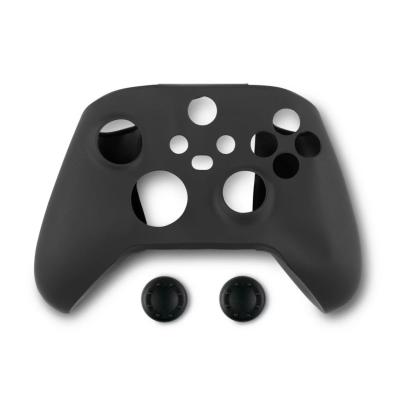 Spartan Gear XBOX Series X/S Silicon Skin Cover and Thumb Grips Black