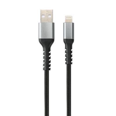 Avax CB401G STEELY USB-A - Lightning 20W 1,5m Cable Black/Grey