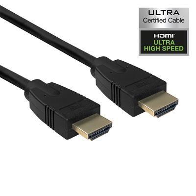 ACT HDMI Ultra High Speed Certifed v2.1 HDMI-A male - HDMI-A male cable 2m Black