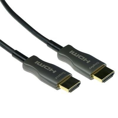 ACT HDMI Premium Active Optical v2.0 HDMI-A male - HDMI-A male cable 25m Black