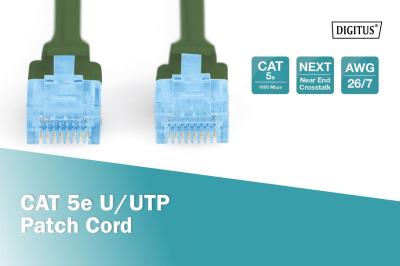 Digitus CAT5e U-UTP Patch Cable 5m Green