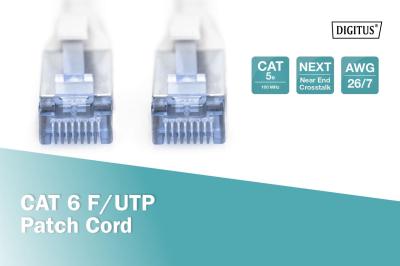 Digitus CAT5e F-UTP Patch Cable 7m Grey
