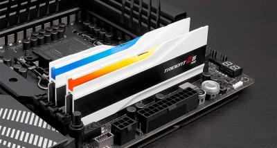G.SKILL 64GB DDR5 6000MHz Kit(2x32GB) Trident Z5 RGB Matte White