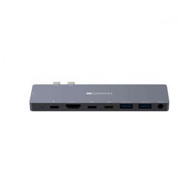 Canyon CNS-TDS08DG Power Delivery docking station 8-in-1 Dark Gray