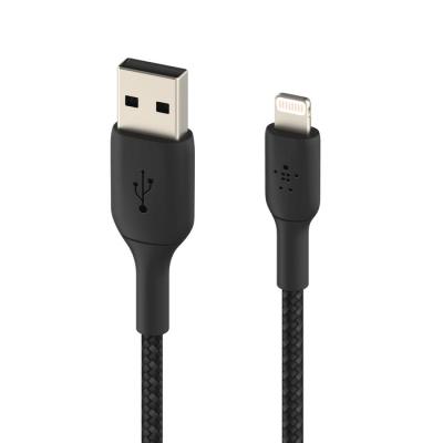 Belkin Braided Lightning to USB-A Cable 2m Black