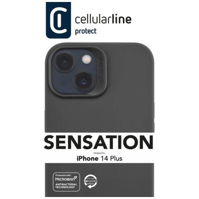 FIXED Cellularline Sensation protective silicone cover for Apple iPhone 14 MAX, black