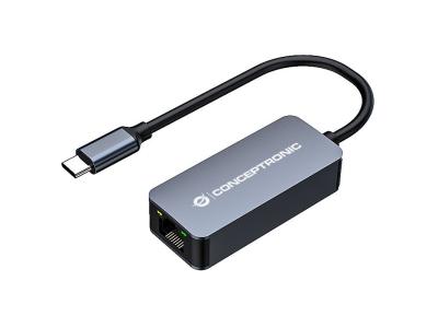 Conceptronic  ABBY12GC 2.5G Ethernet USB 3.2 Gen 1 Adapter Wake-on-LAN Compatible with Nintendo Switch