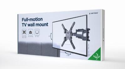 Gembird WM-60ST-01 Full-motion TV wall mount 32”-60” Black