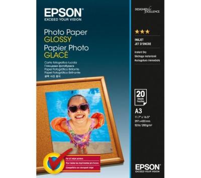 Epson Photo Paper Glossy 200g A3 20db Fényes Fotópapír