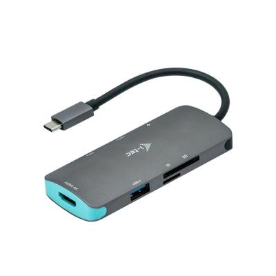 I-TEC USB-C Metal Nano Dock 4K HDMI+Power Delivery 100W Grey