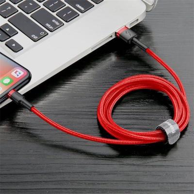 Baseus Cafule lightning Cable 2,4A 1m Red
