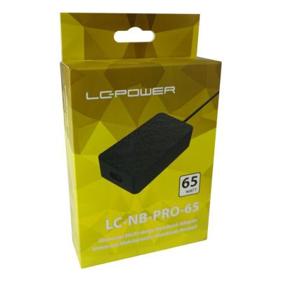 LC Power LC-NB-PRO-65 Notebook Universal Power Adapter Black