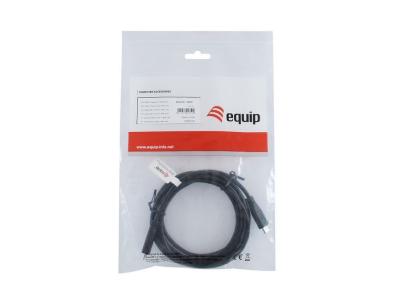 EQuip USB-C 2.0 to USB-C cable 2m Black