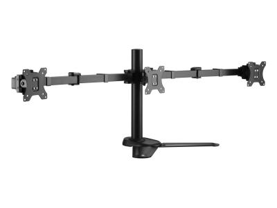 EQuip 17"-32" Economy Dual Monitor Tabletop Stand Black