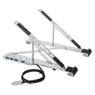 Targus Portable Stand with Integrated USB-A Hub Silver