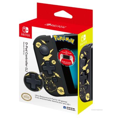 Hori Nintendo Switch D-Pad Controller (L) Pokémon: Pikachu Black & Gold