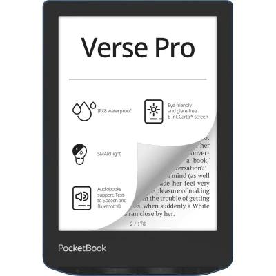 PocketBook 634 Verse Pro 6" E-book olvasó 16GB Azure