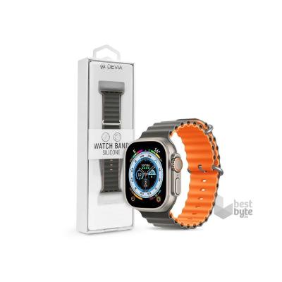 Devia ST381614 Apple Watch 38/40/41mm Grey/Orange