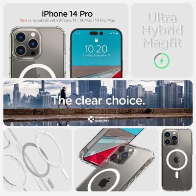 Spigen Ultra Hybrid MagSafe, white - iPhone 14 Pro