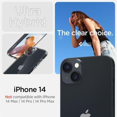 Spigen Ultra Hybrid, crystal clear - iPhone 14
