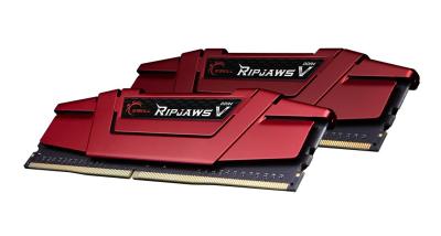 G.SKILL 32GB DDR4 2133MHz Kit(2x16GB) RipJawsV Red