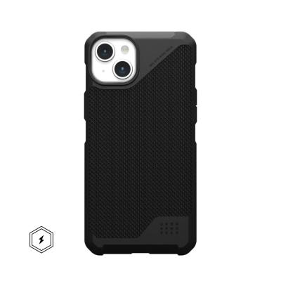 UAG Metropolis LT case for MagSafe iPhone 15 Plus Kevlar Black