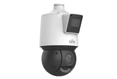 Uniview Prime 2x4MP Dual lencsés Lighthunter 4mm fix és 4,8-120mm motoros objektívvel ellátott PTZ kamera